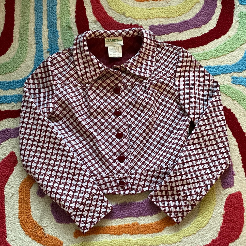 Vintage Clancy Jrs Cropped Blazer